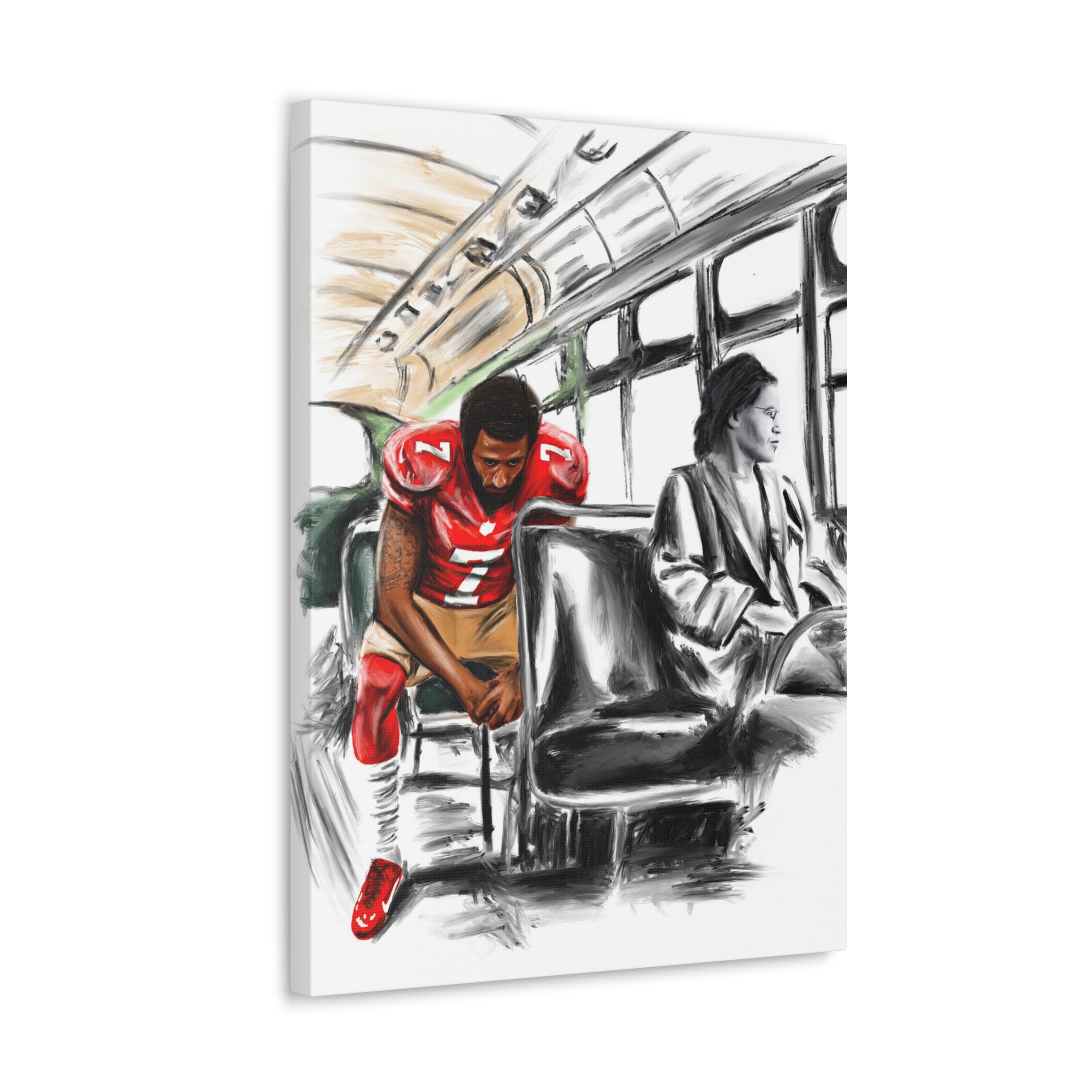 Stand By Sitting | Canvas - Androo's Art