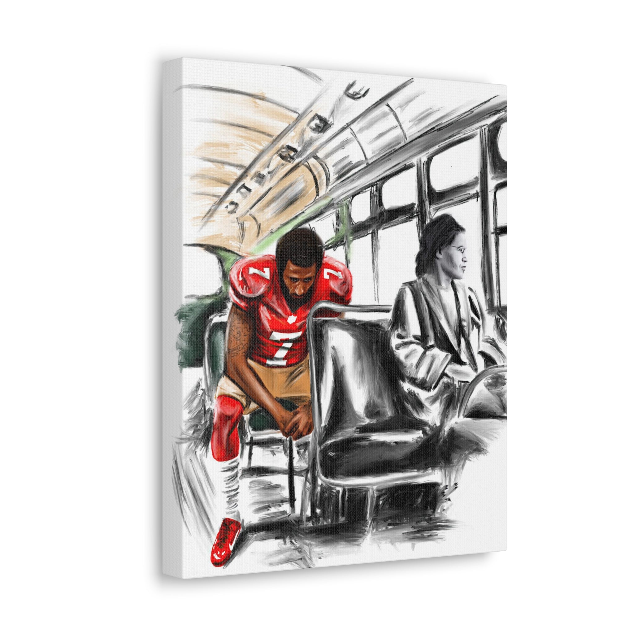 Stand By Sitting | Canvas - Androo's Art
