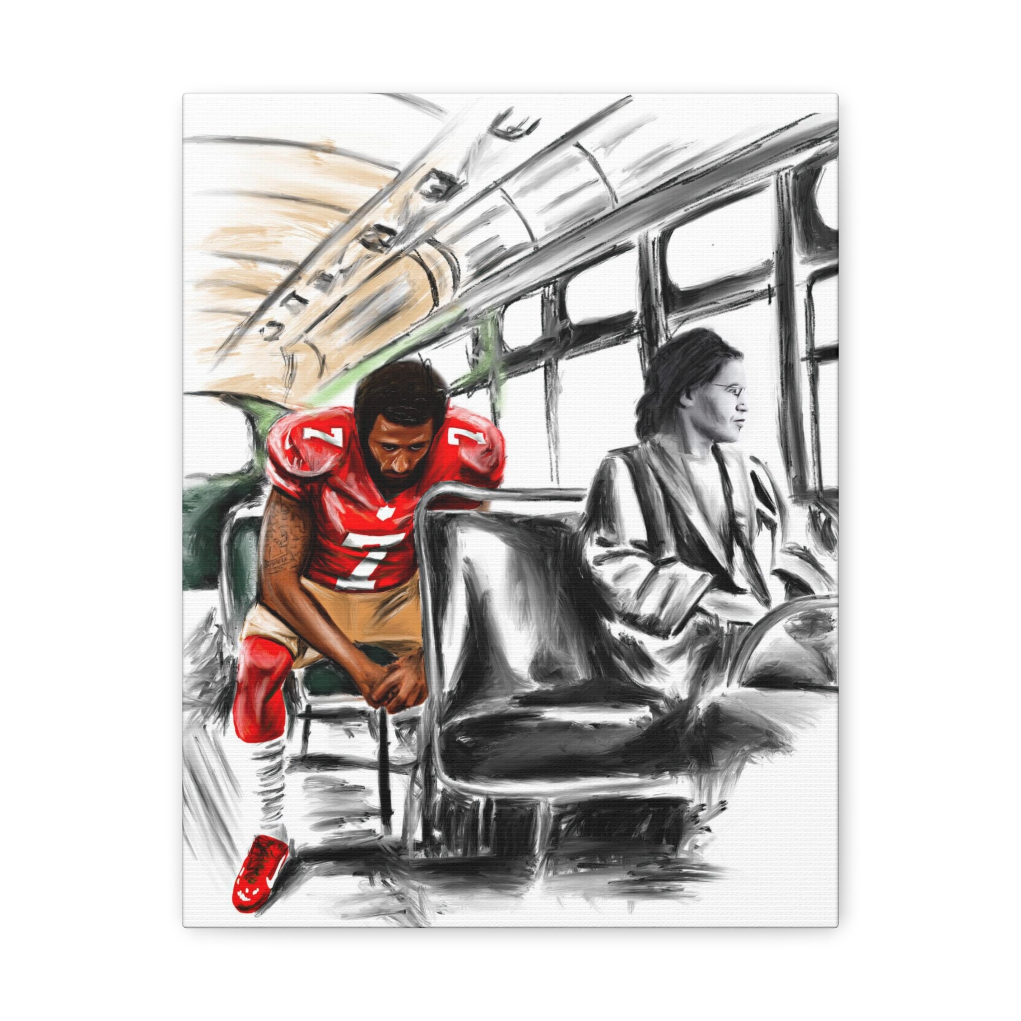 Stand By Sitting | Canvas - Androo's Art