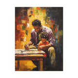 Father and Son: Strokes of Love | Canvas