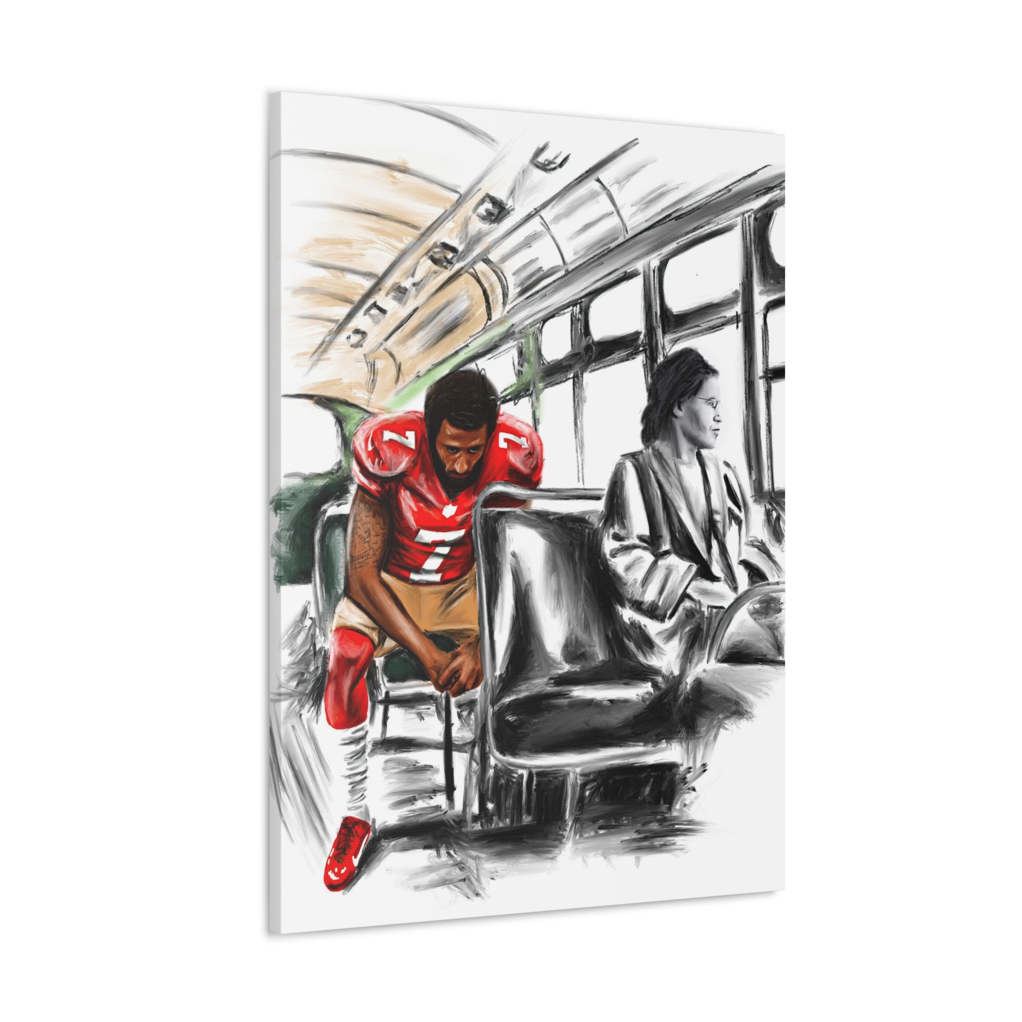 Stand By Sitting | Canvas - Androo's Art