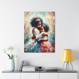 Embrace of Sisterhood | Canvas