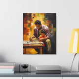 Father and Son: Strokes of Love | Canvas