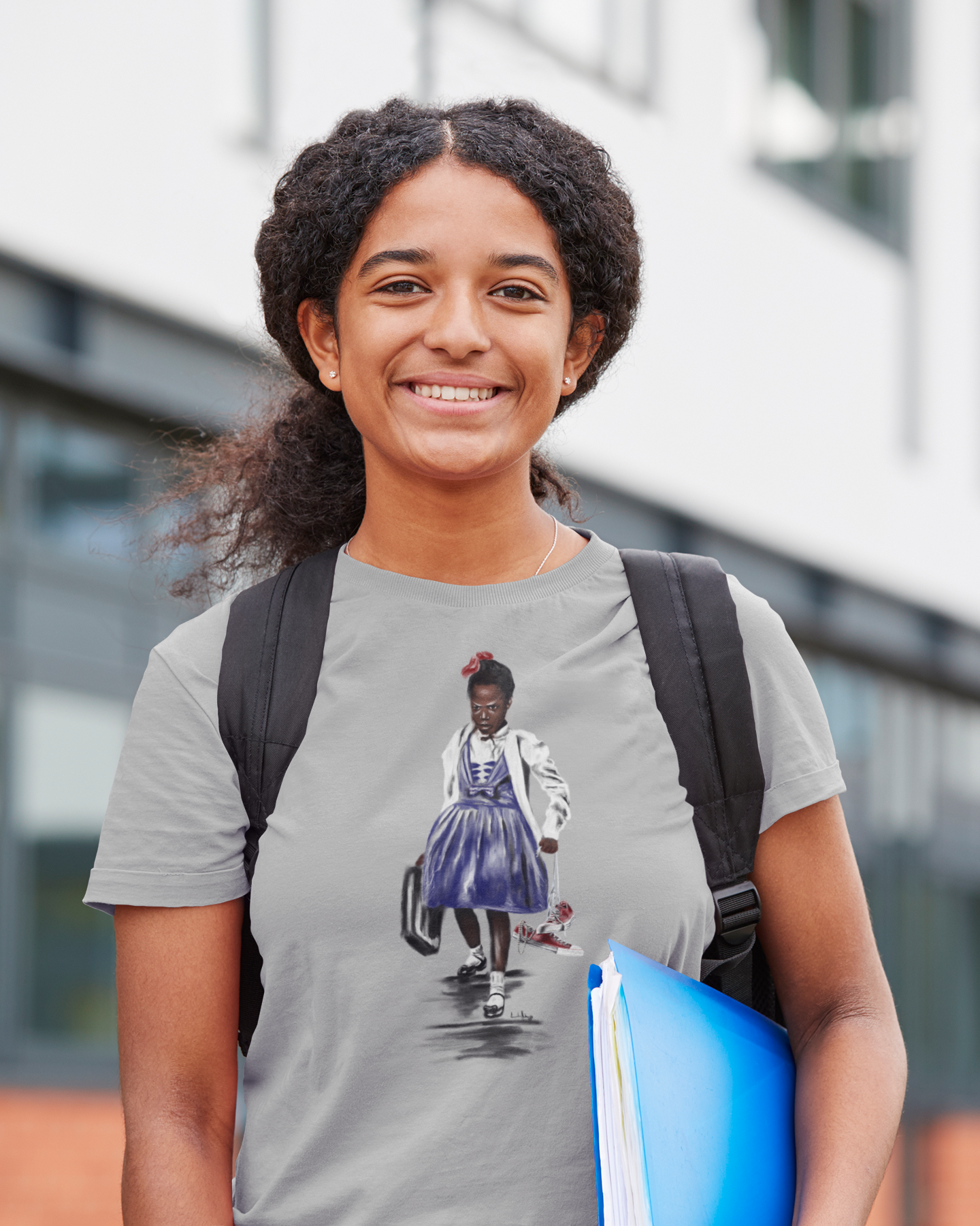 Ruby Bridges | All-American Girl | Unisex T-Shirt - Androo's Art