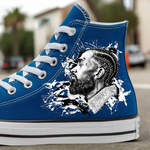 Blue Diamonds Converse | Nipsey Chucks - Androo's Art