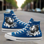 Blue Diamonds Converse | Nipsey Chucks - Androo's Art