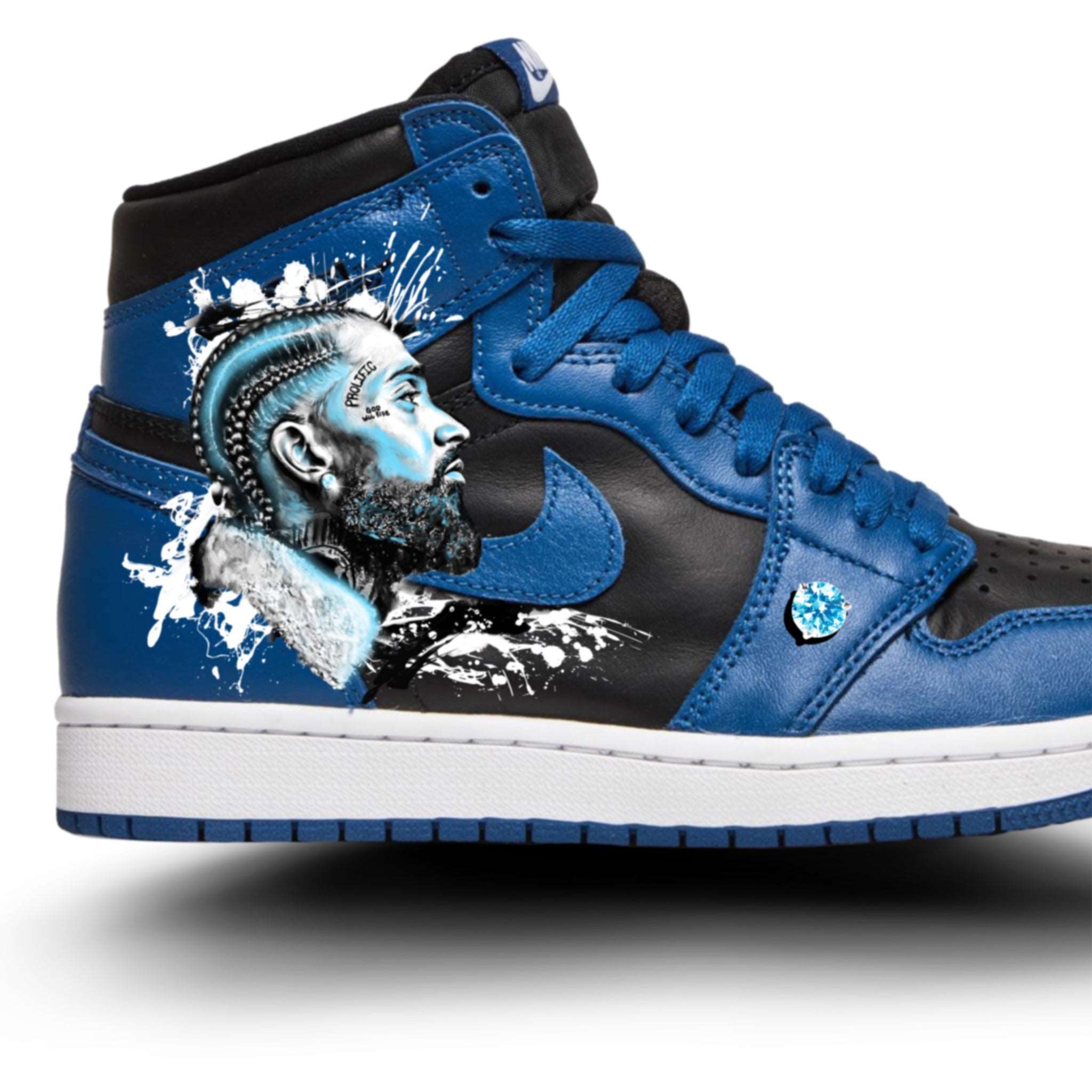 Blue Diamonds Forever | Nipsey AJ1 - Androo's Art