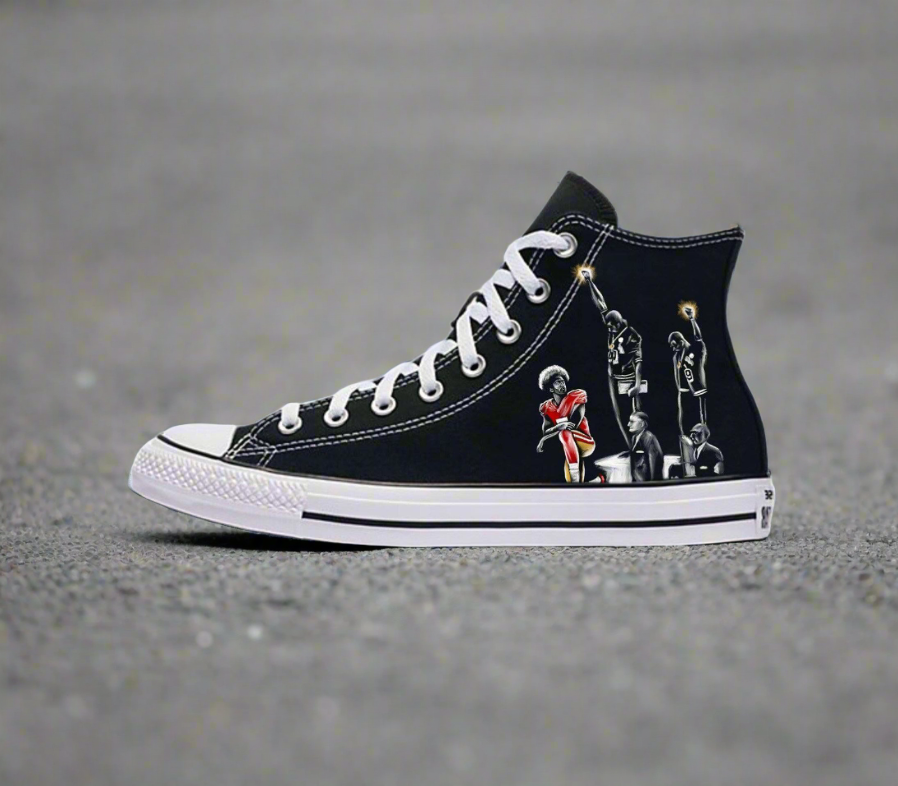 Colin Kaepernick Shoes | I'm With Kap | Converse - Androo's Art