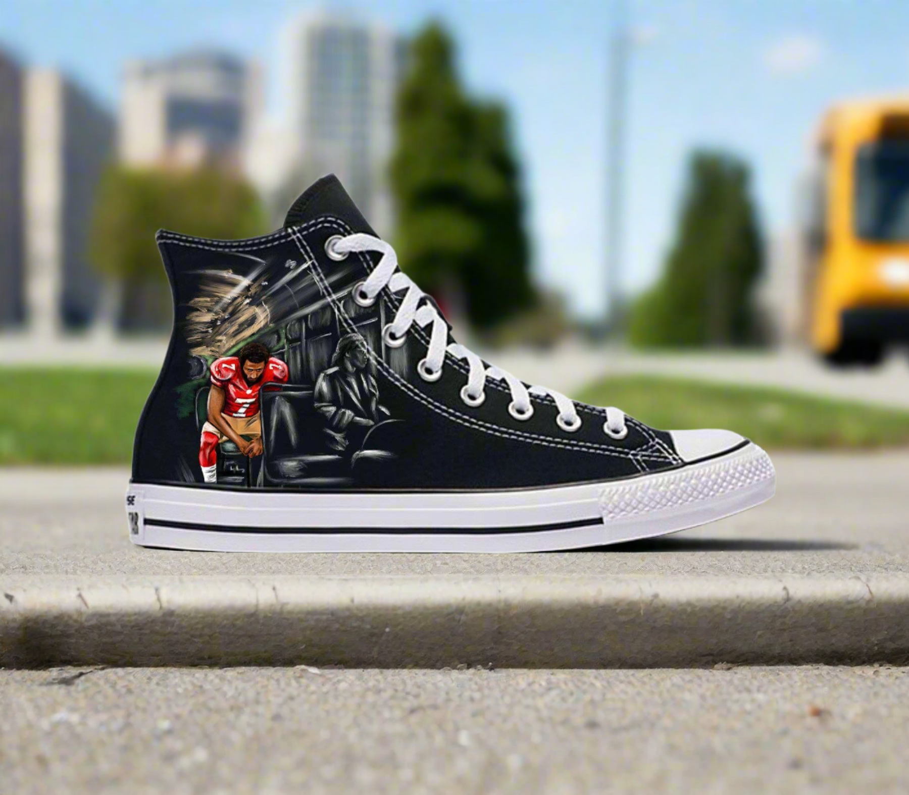 Colin Kaepernick Shoes | I'm With Kap | Converse - Androo's Art