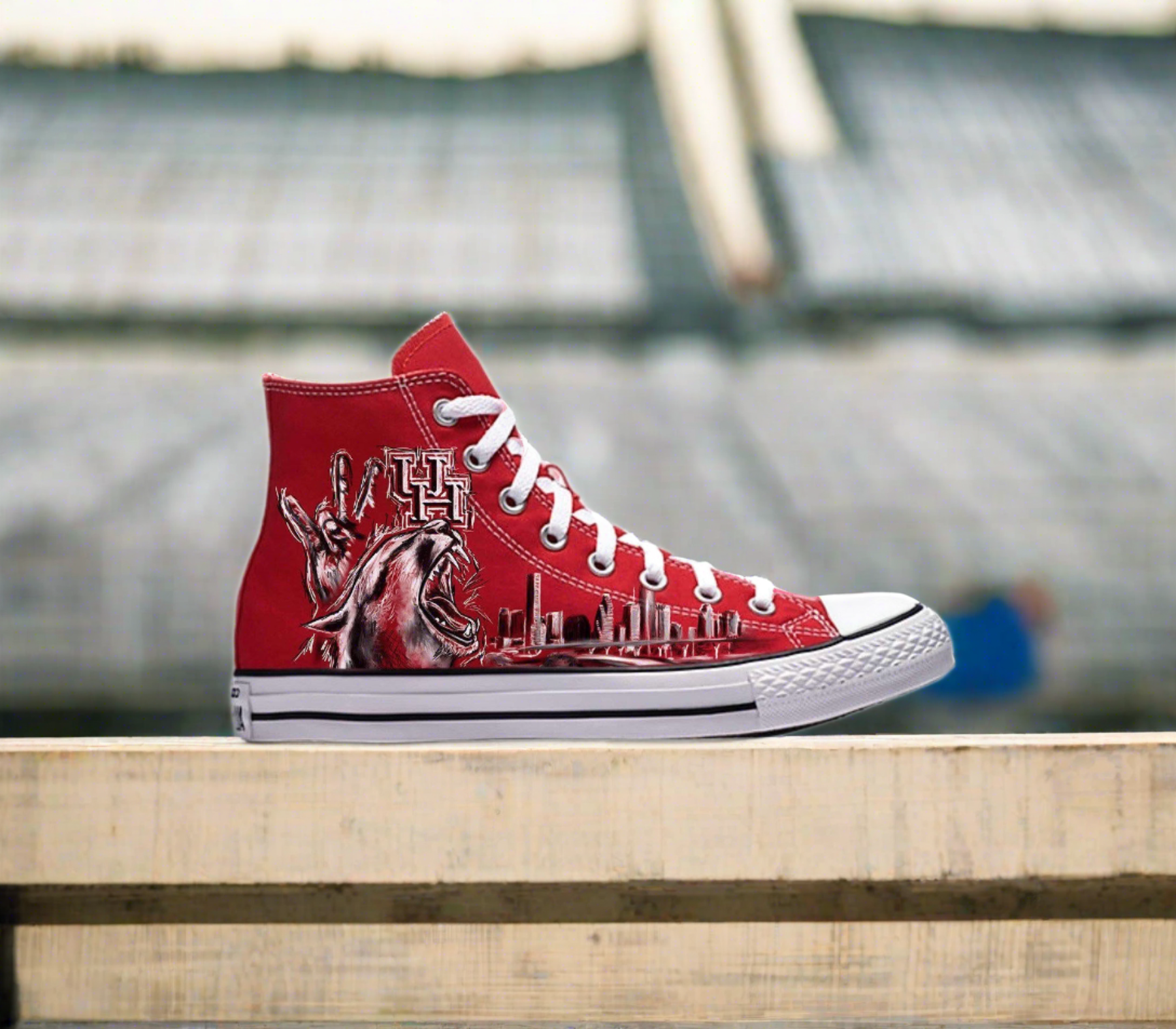 Cougar Kicks | U of H Converse - Androo's Art