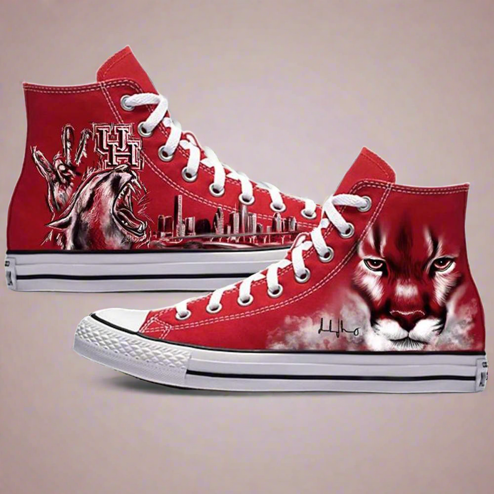 Cougar Kicks | U of H Converse - Androo's Art
