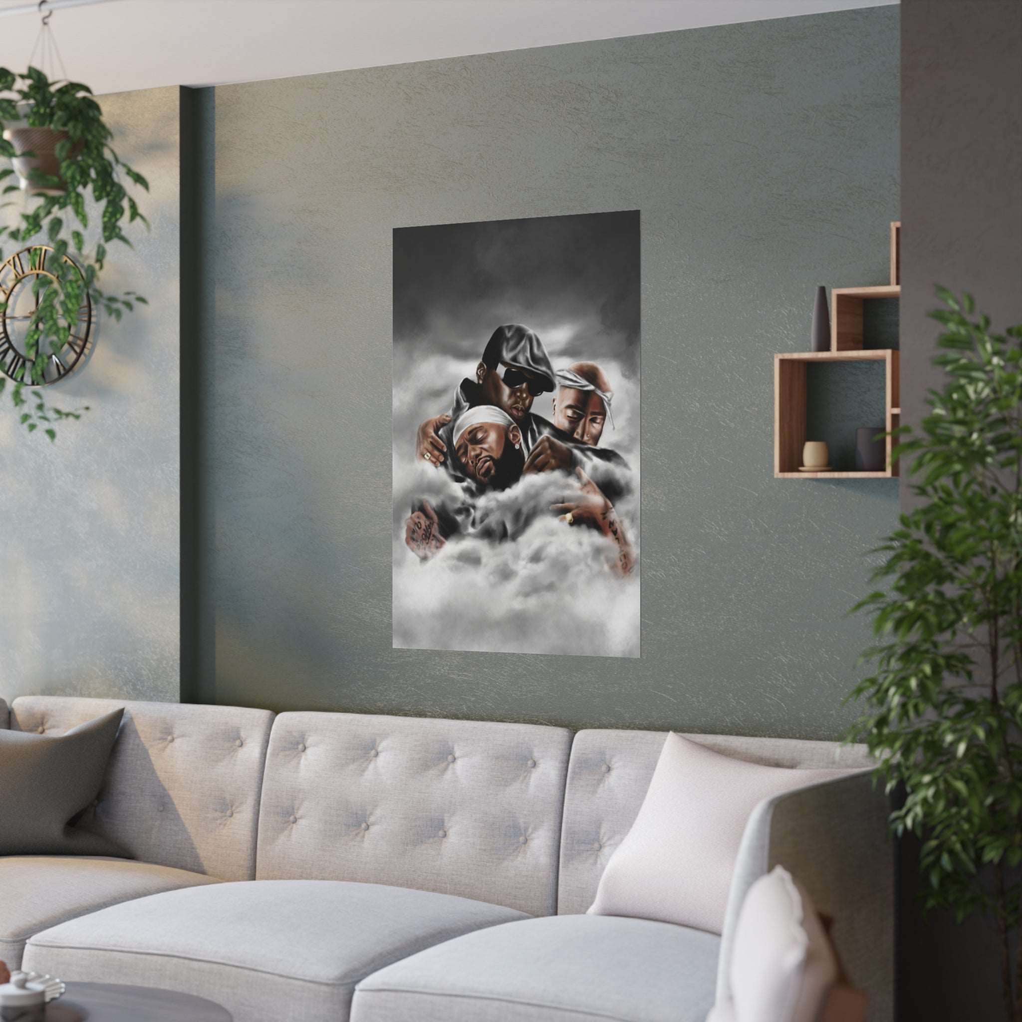 Embraced | Nipsey, Biggie, Tupac Poster - Androo's Art