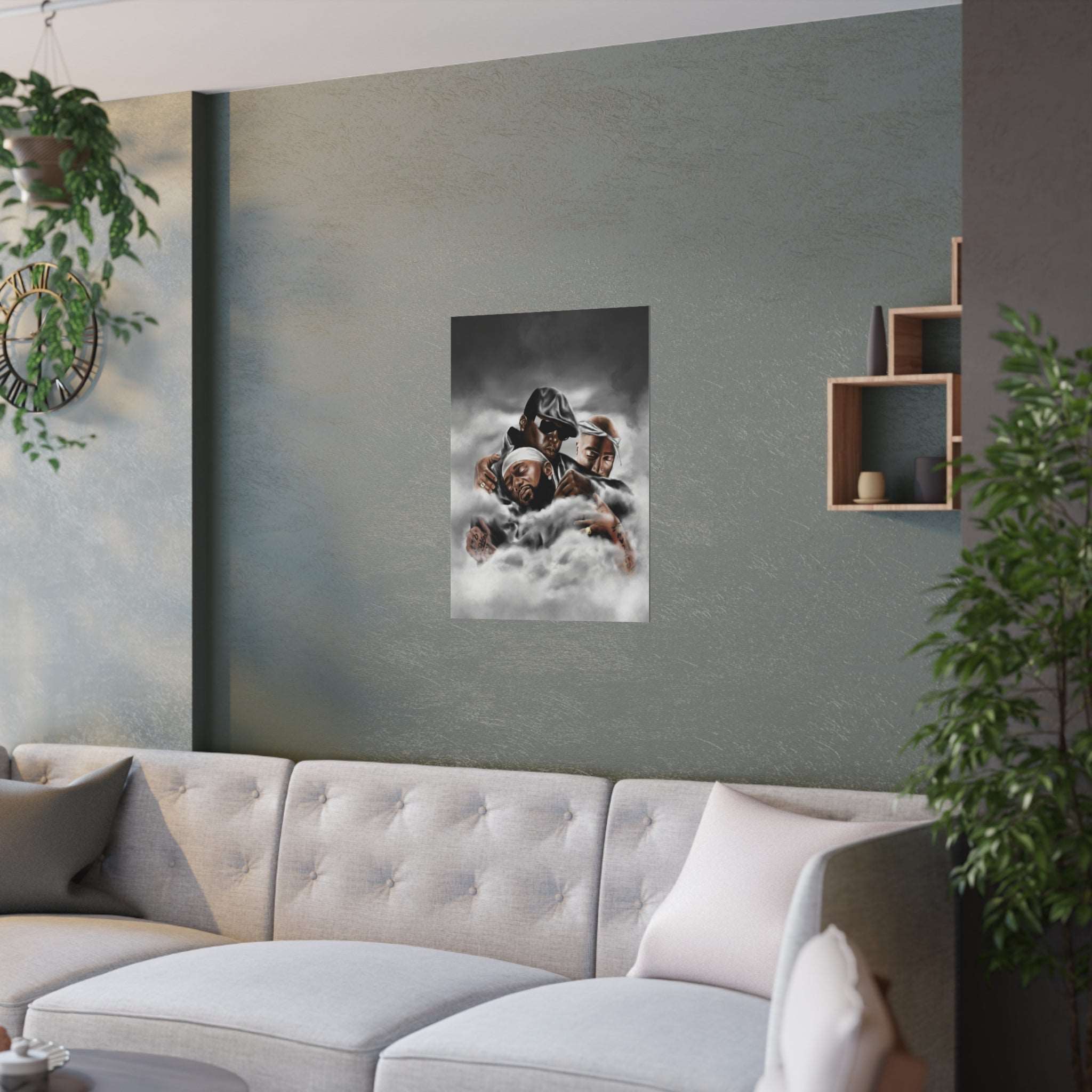 Embraced | Nipsey, Biggie, Tupac Poster - Androo's Art