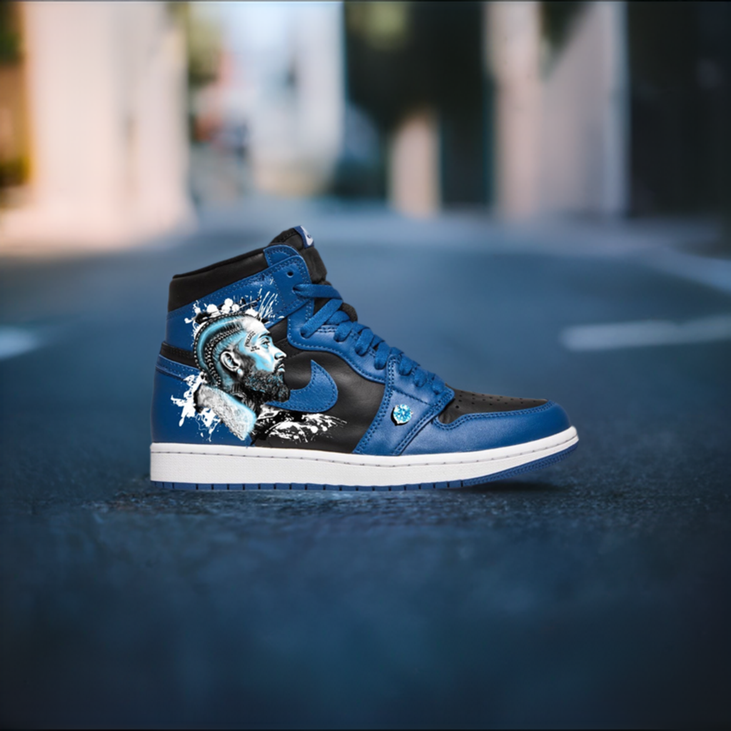 Blue Diamonds Forever | Nipsey AJ1 - Androo's Art