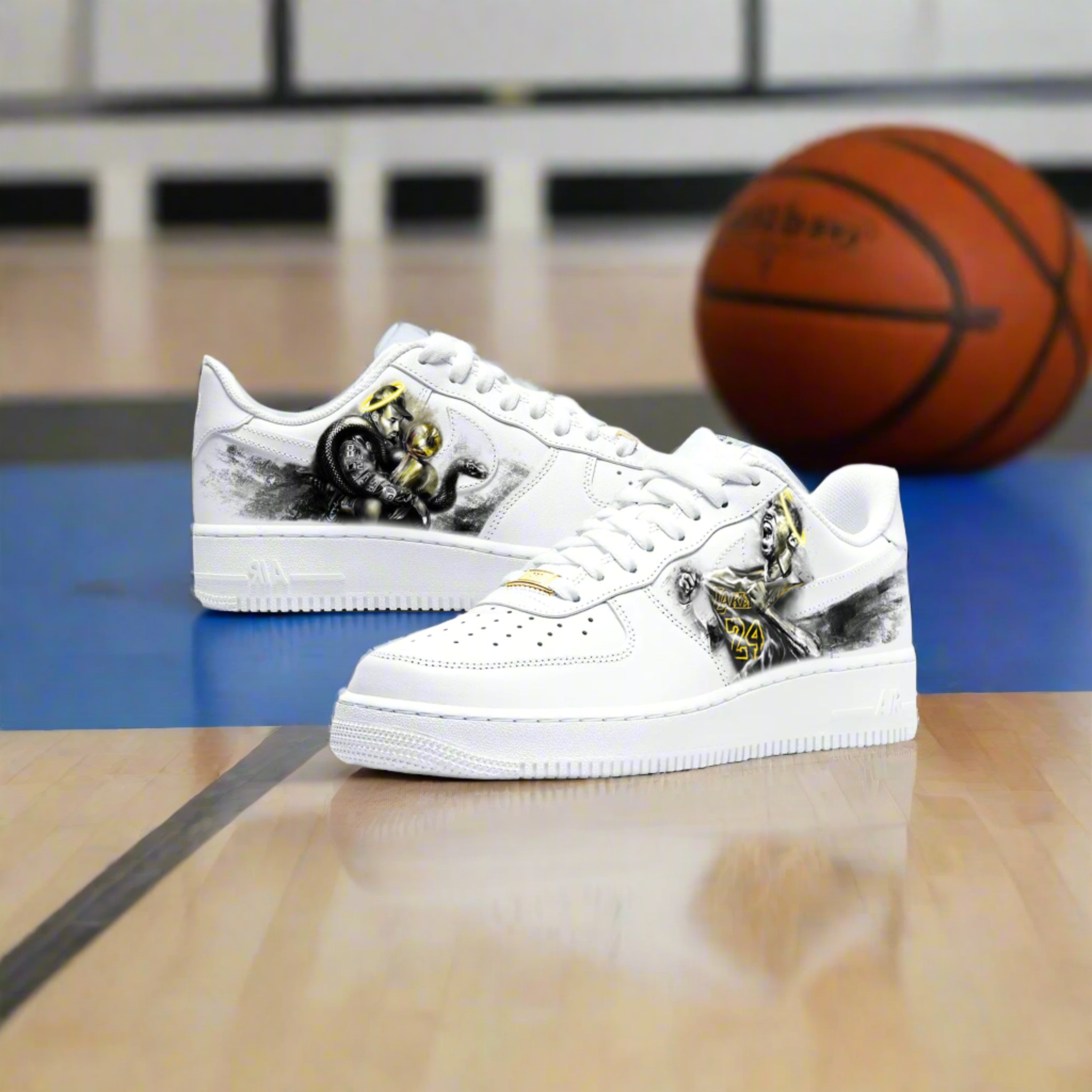 Mamba Minded Air Force 1 - Androo's Art