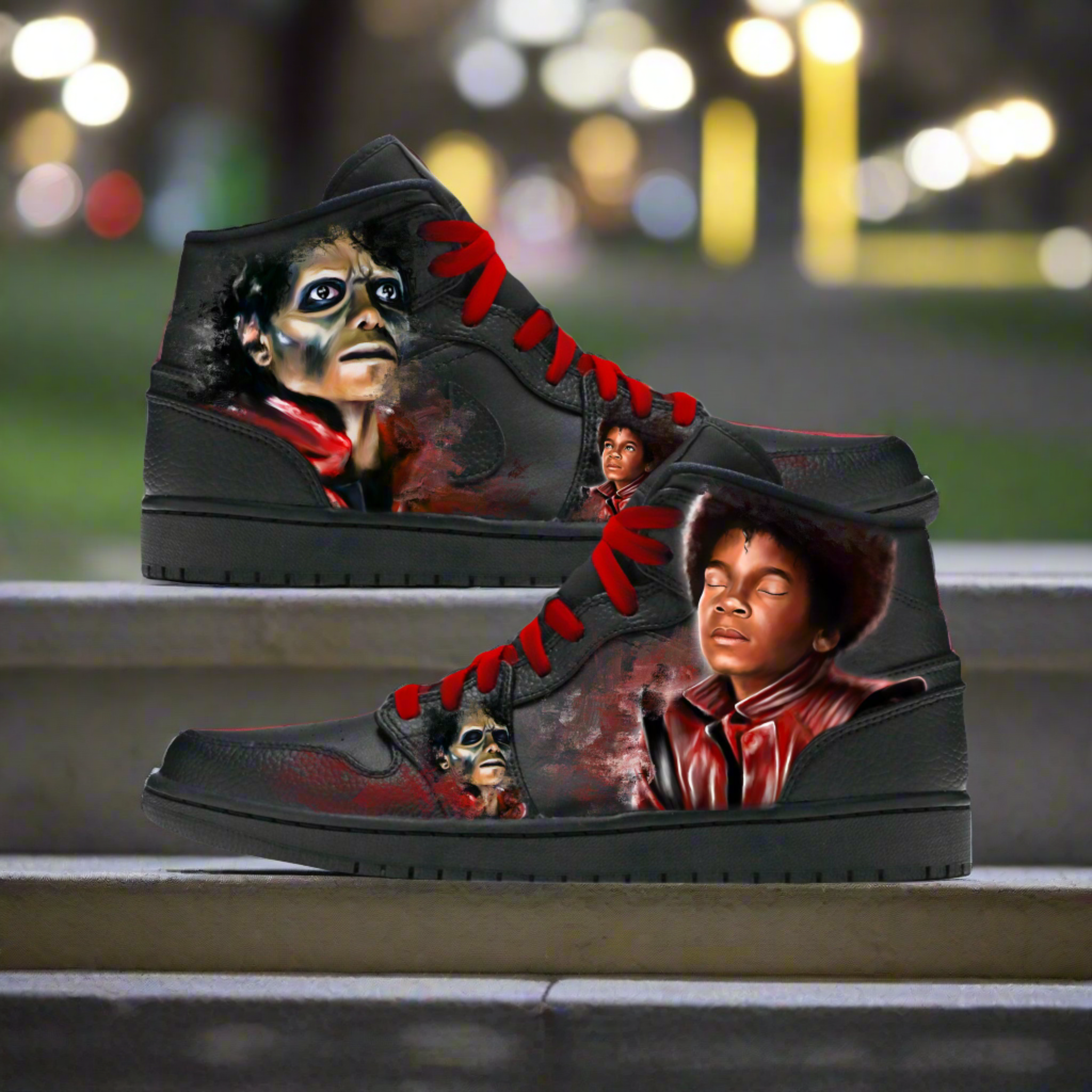 Triple Black Nike Jordan 1 MJ1 s of 50 Androo s Art