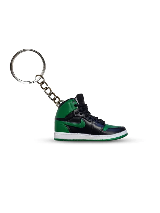 3D Air Jordan 1 Retro High OG 'Pine Green 2.0' Keychain - Androo's Art