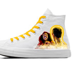 Bruce Leroy "I Am" The Master Cloud White Converse - Androo's Art