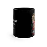 Colin Kaepernick & Rosa Parks | Stand By Sitting | Quote | Black Coffee Mug - Androo's Art