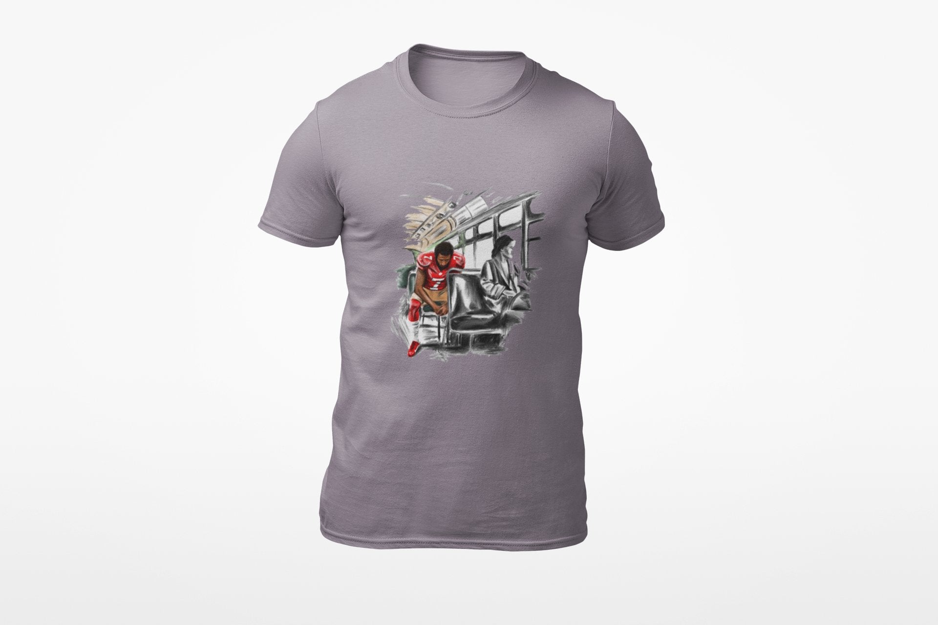 Colin Kaepernick | Stand By Sitting | Unisex T-Shirt - Androo's Art