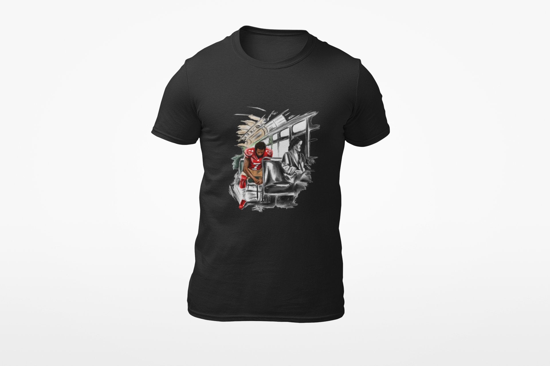 Colin Kaepernick | Stand By Sitting | Unisex T-Shirt - Androo's Art