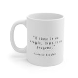 Frederick Douglass | Sketch | Quote | Coffee Mug - Androo's Art