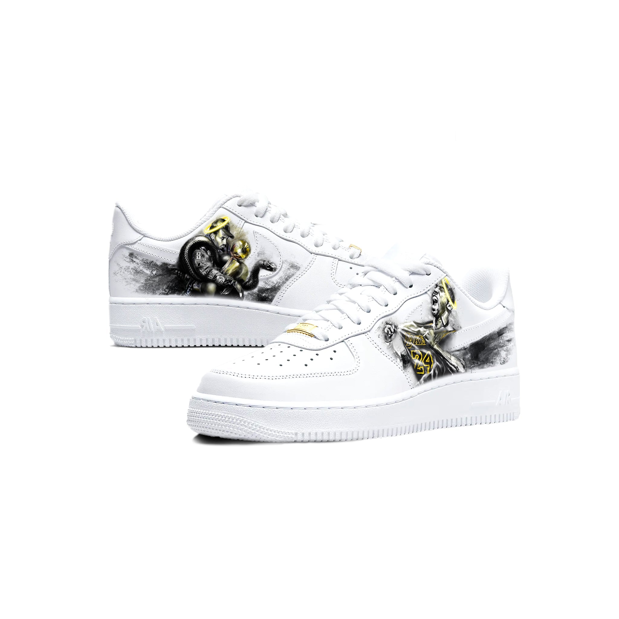 Mamba Minded - Nike AF1 - Androo's Art