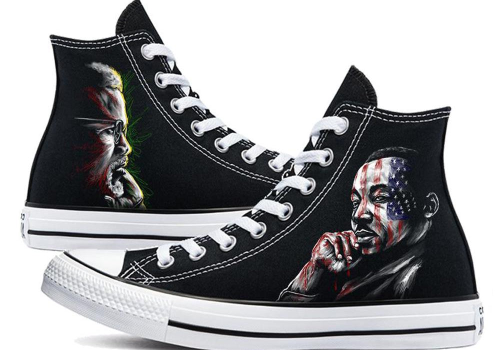 MLK & Malcolm | Converse - Androo's Art