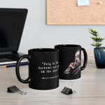 MLK Tribute | Still Dreaming | Quote | Black Coffee Mug - Androo's Art
