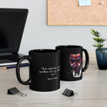 Obama | All-American President | Quote | Black Coffee Mug - Androo's Art