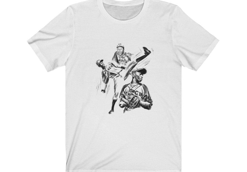 Satchel Paige T-Shirt | Sketch - Androo's Art