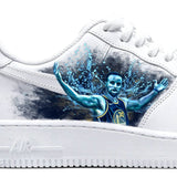Splash | Steph Curry Inspired | Limited Edition Nike AF1 - Androo's Art