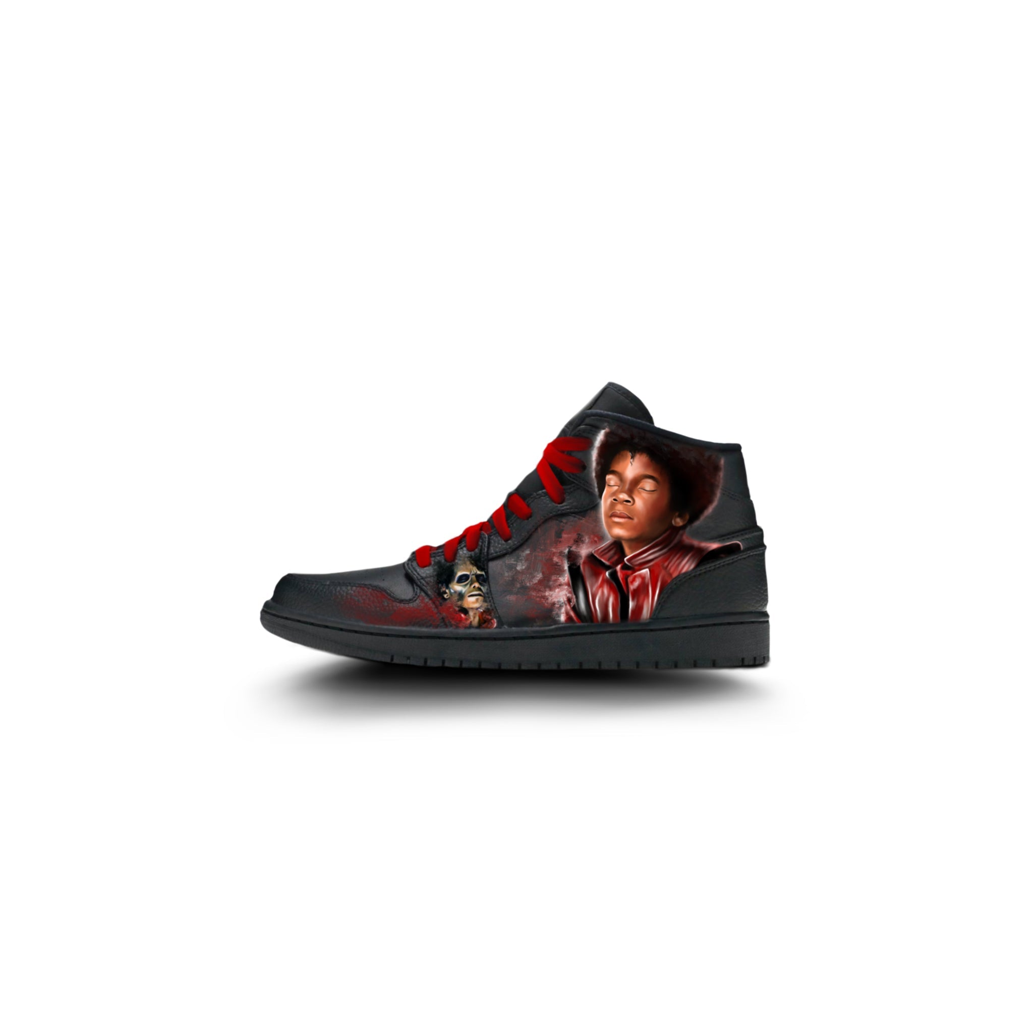 Triple Black Nike Air Jordan 1 | "MJ1"s of 50 - Androo's Art