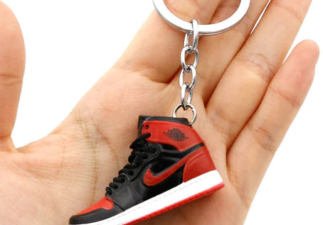 AIR JORDAN 1 MID 'BANNED' Keychain - Androo's Art