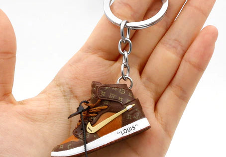 3D Off White Louis Vuitton Jordan Sneaker Keychain - Androo's Art