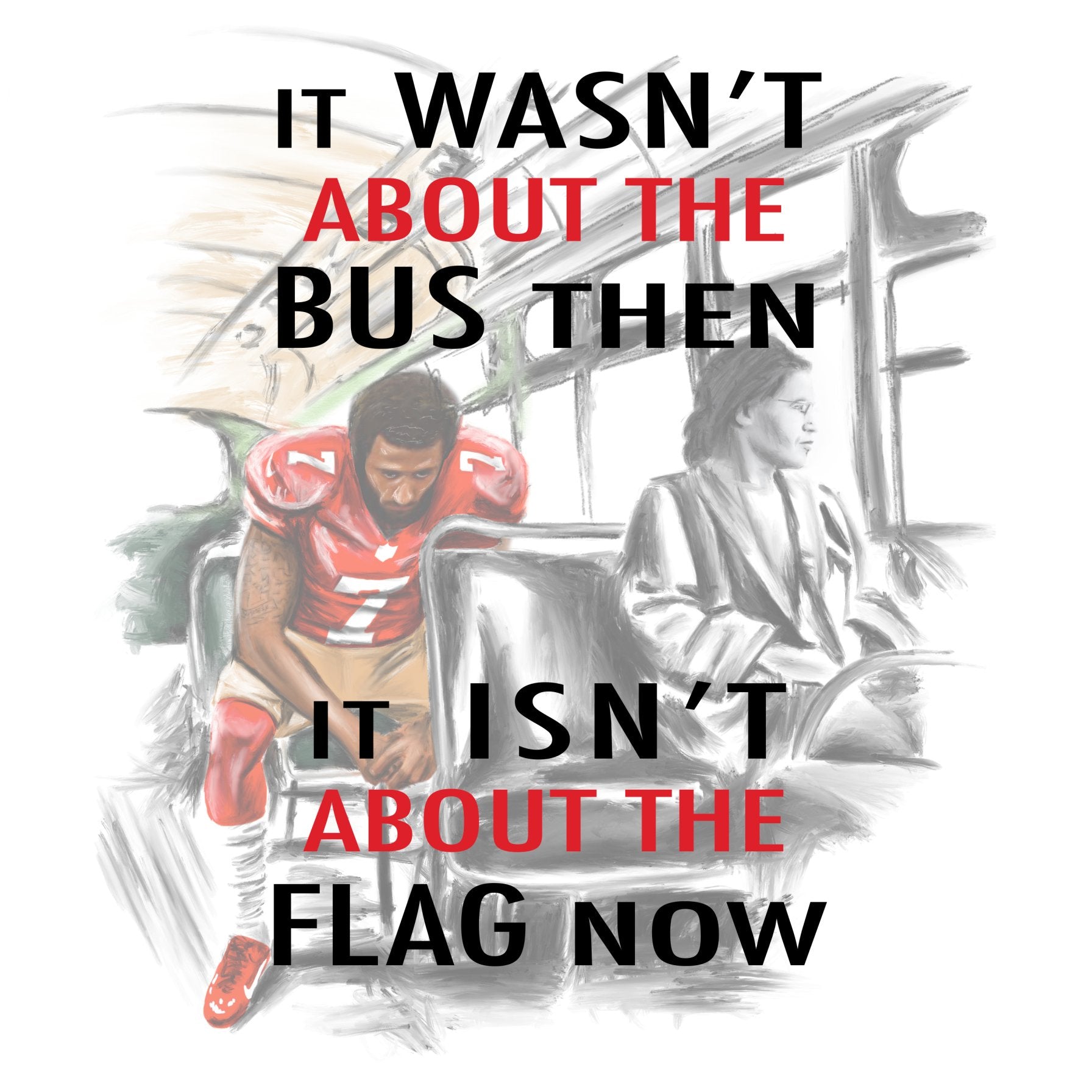 It's Not About the Flag - Androo's Art