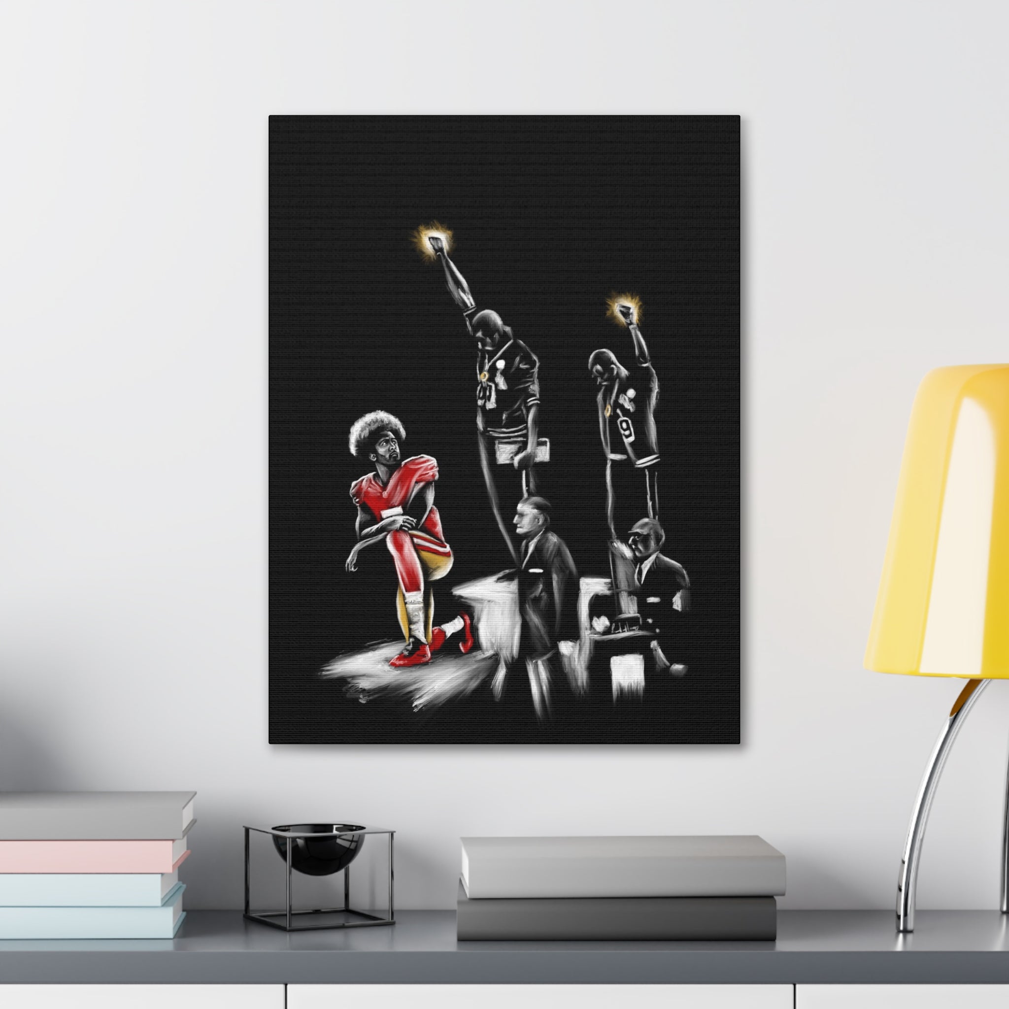 1968 Olympics Black Power Salute Canvas | Civil Rights Art by Androo - Kobe Bryant - Streetwear Art by AndrooArt