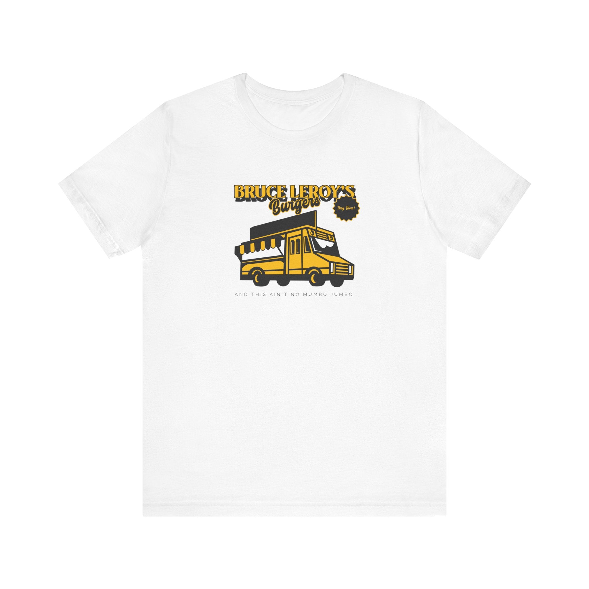 Bruce Leroy's Burgers | Unisex T-Shirt | Graphic Art Streetwear Tee - Bruce Leroy - Streetwear Art by AndrooArt