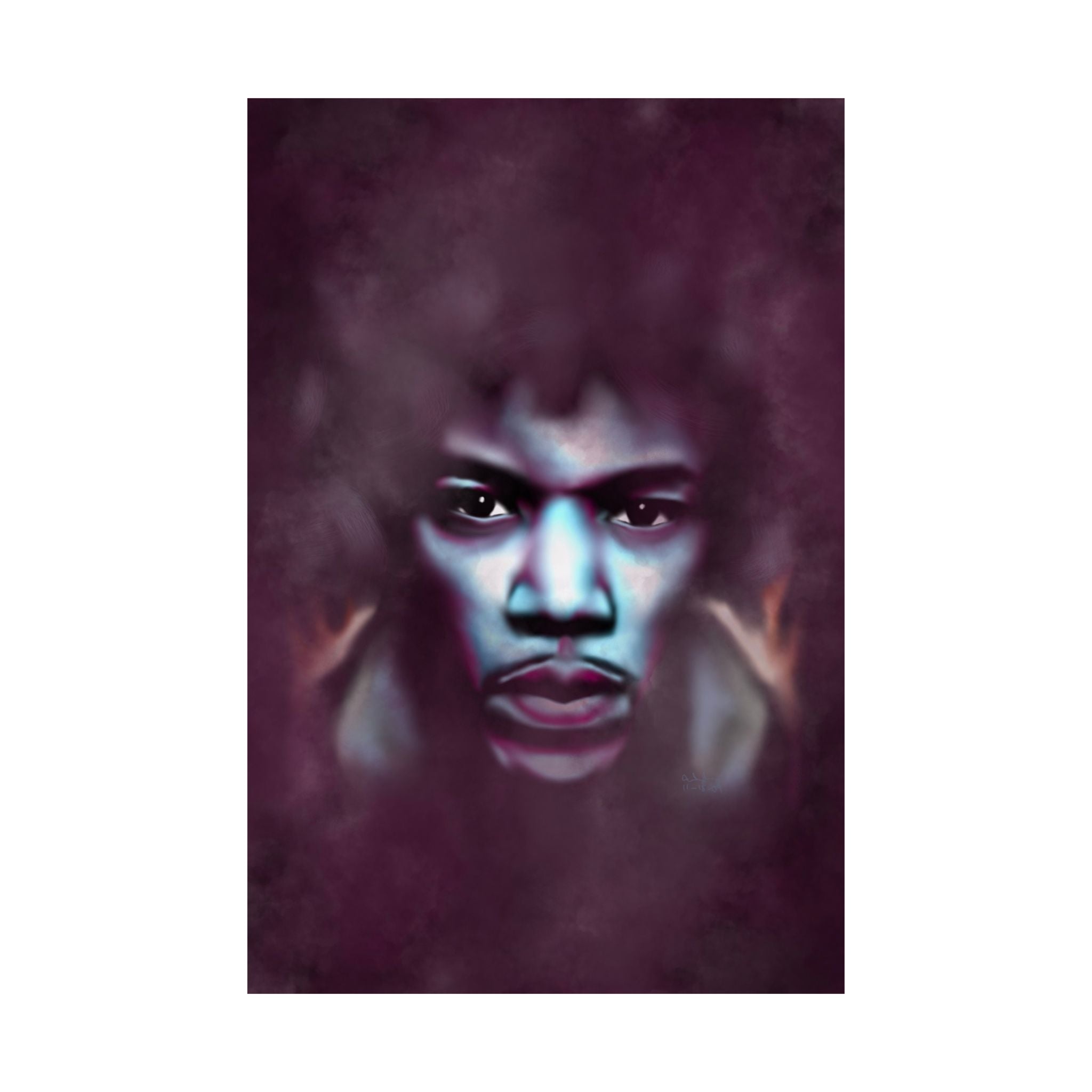 Jimi Hendrix | Purple Haze | Poster - Jimi Hendrix - Streetwear Art by AndrooArt