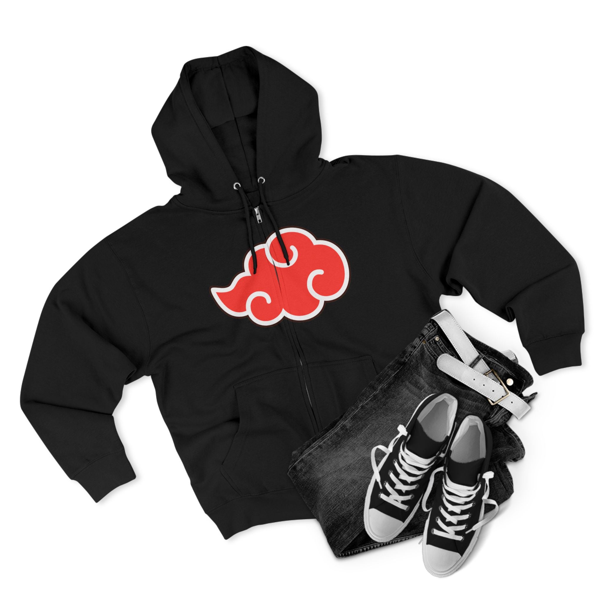 Akatsuki Cloud Hoodie | Graphic Art Streetwear Tee - Streetwear Apparel - Streetwear Art by AndrooArt