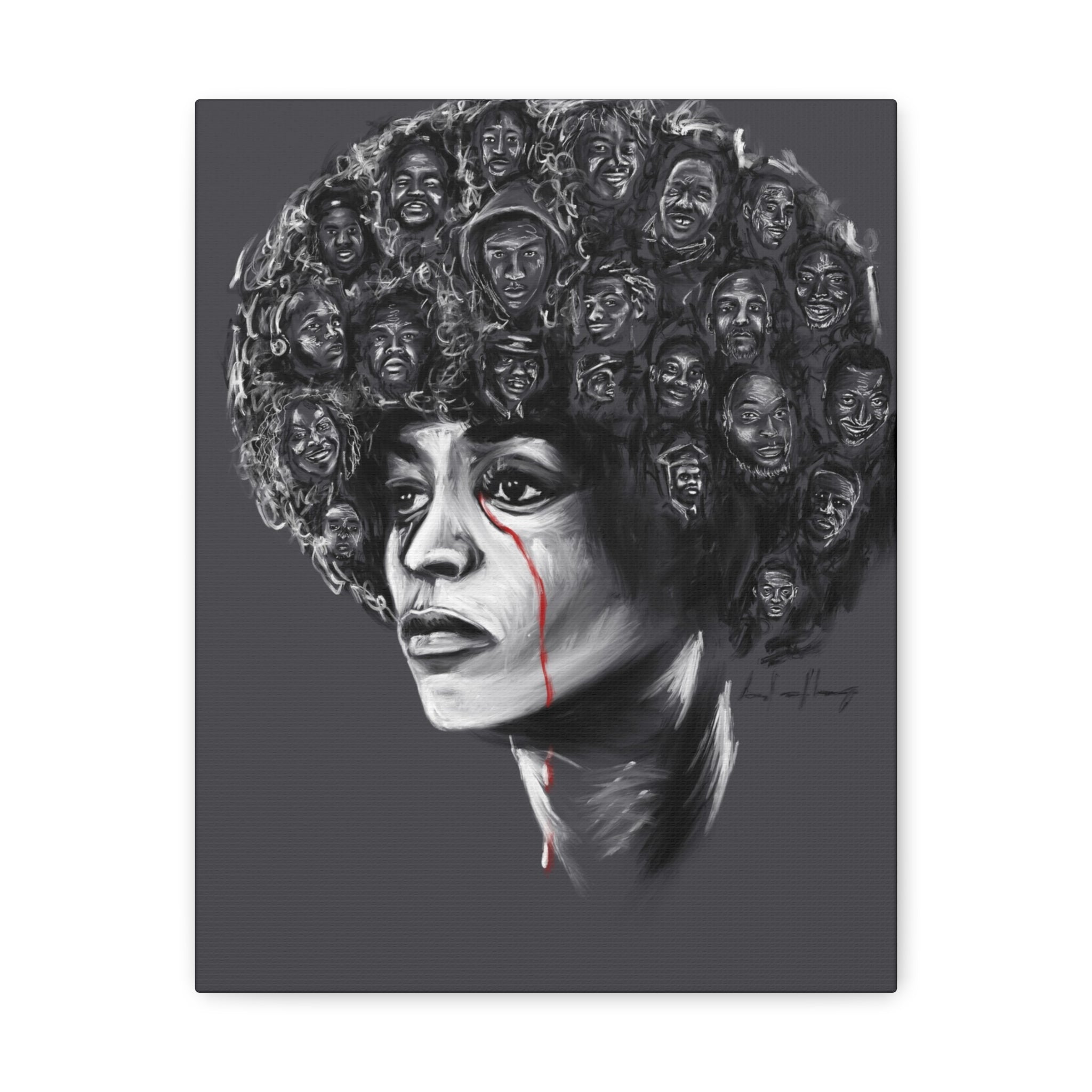 Angela Davis Understands | Wall Art | Canvas - Modern Art - Streetwear Art by AndrooArt