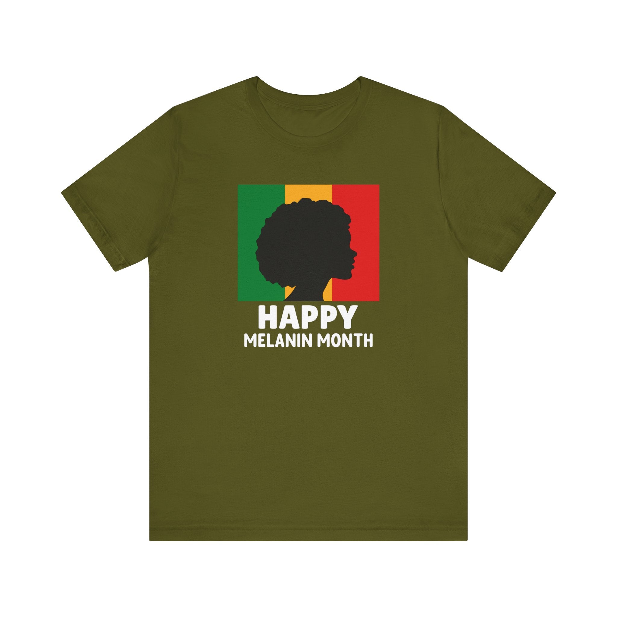 Happy Melanin Month | Unisex T-Shirt | Graphic Art Streetwear Tee - Streetwear Apparel - Streetwear Art by AndrooArt
