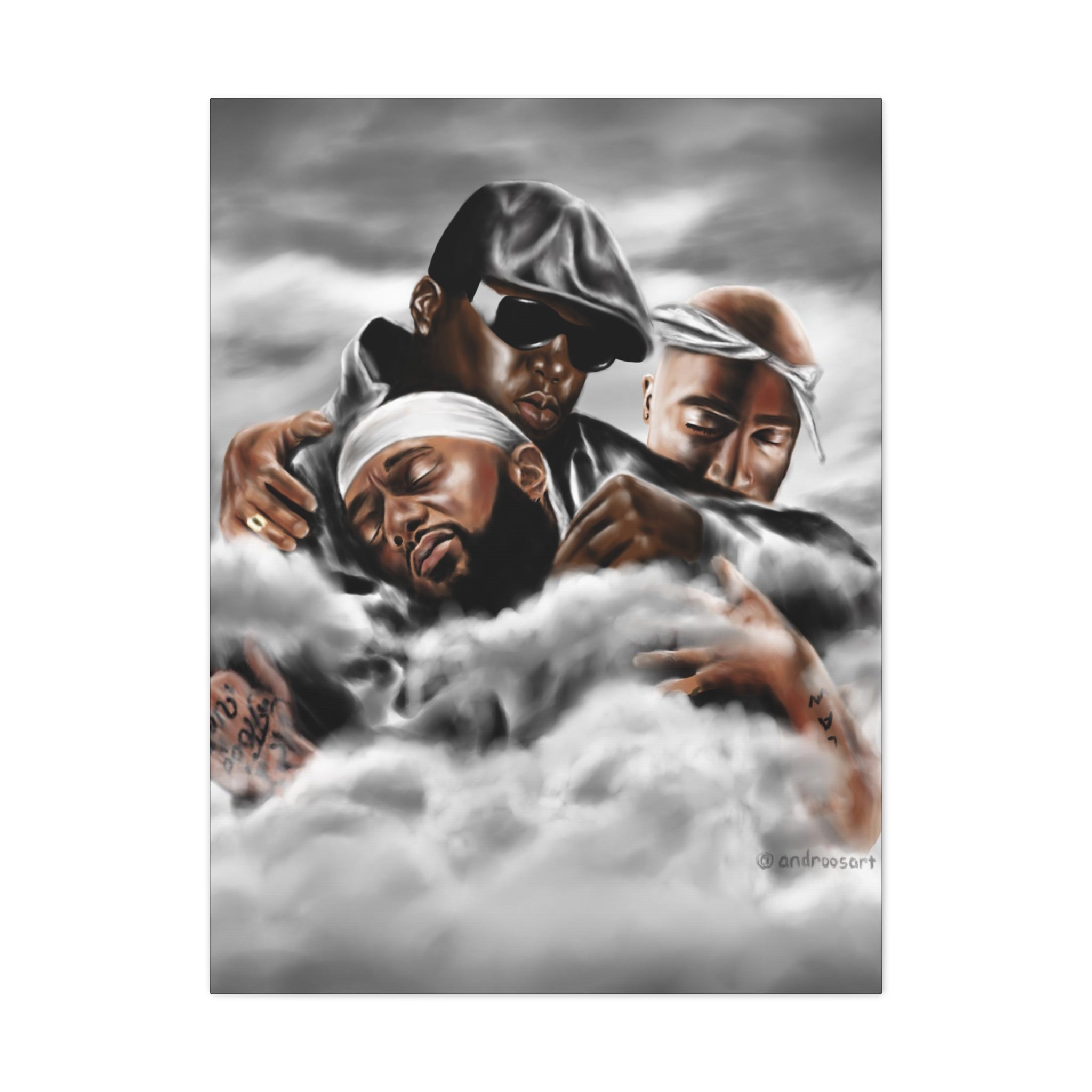 Embraced | Canvas - Modern Art - Streetwear Art by AndrooArt