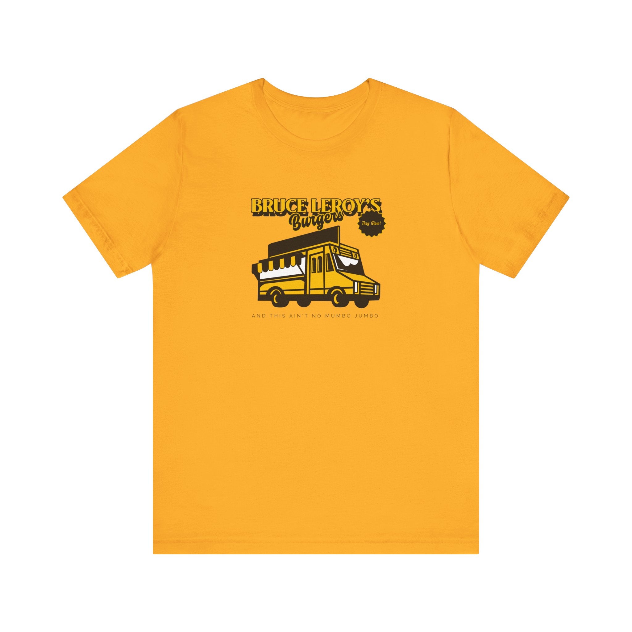 Bruce Leroy's Burgers | Unisex T-Shirt | Graphic Art Streetwear Tee - Bruce Leroy - Streetwear Art by AndrooArt