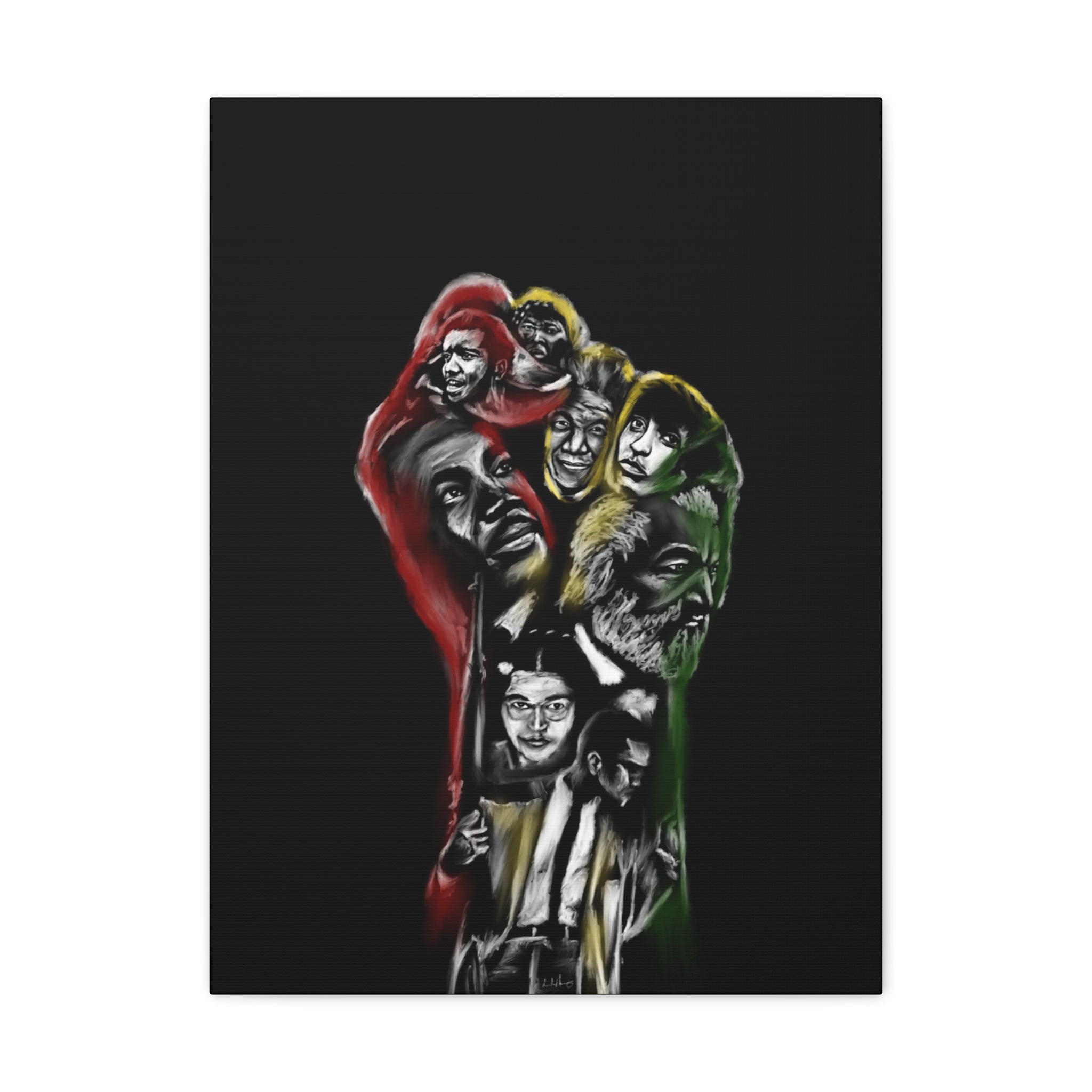 Fist Of Knowledge | Canvas - Modern Art - Streetwear Art by AndrooArt