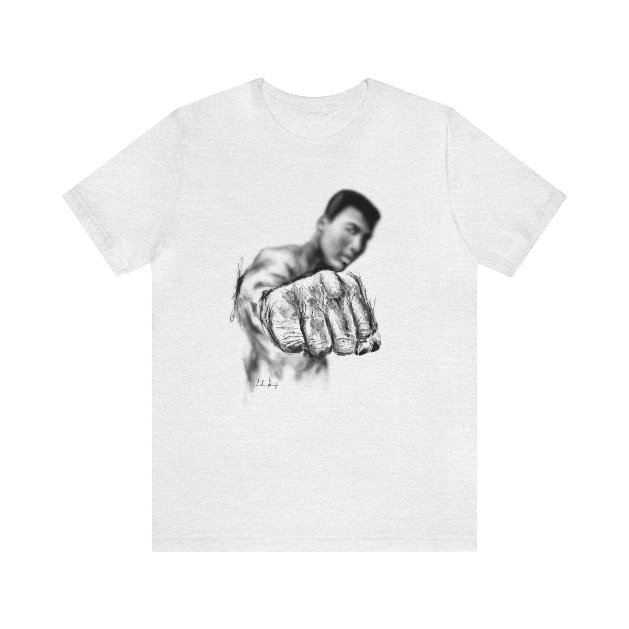 Ali Fist | Unisex T-shirt | Graphic Art Streetwear Tee - Muhammad Ali - Streetwear Art by AndrooArt