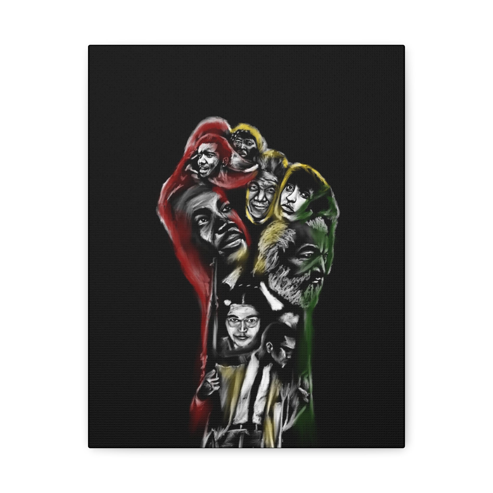 Fist Of Knowledge | Canvas - Modern Art - Streetwear Art by AndrooArt