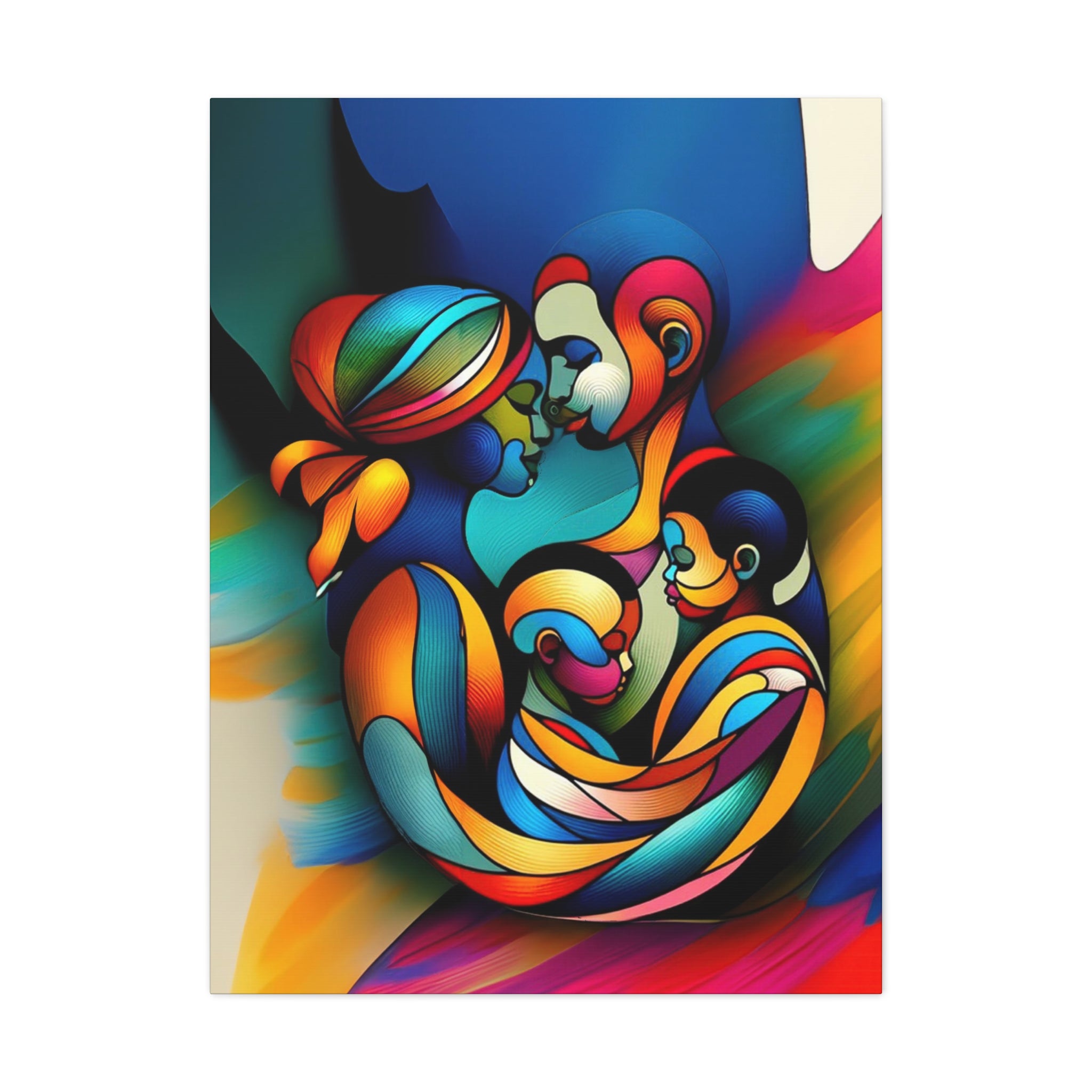 Entwined - Family Bond | Canvas - Modern Art - Streetwear Art by AndrooArt