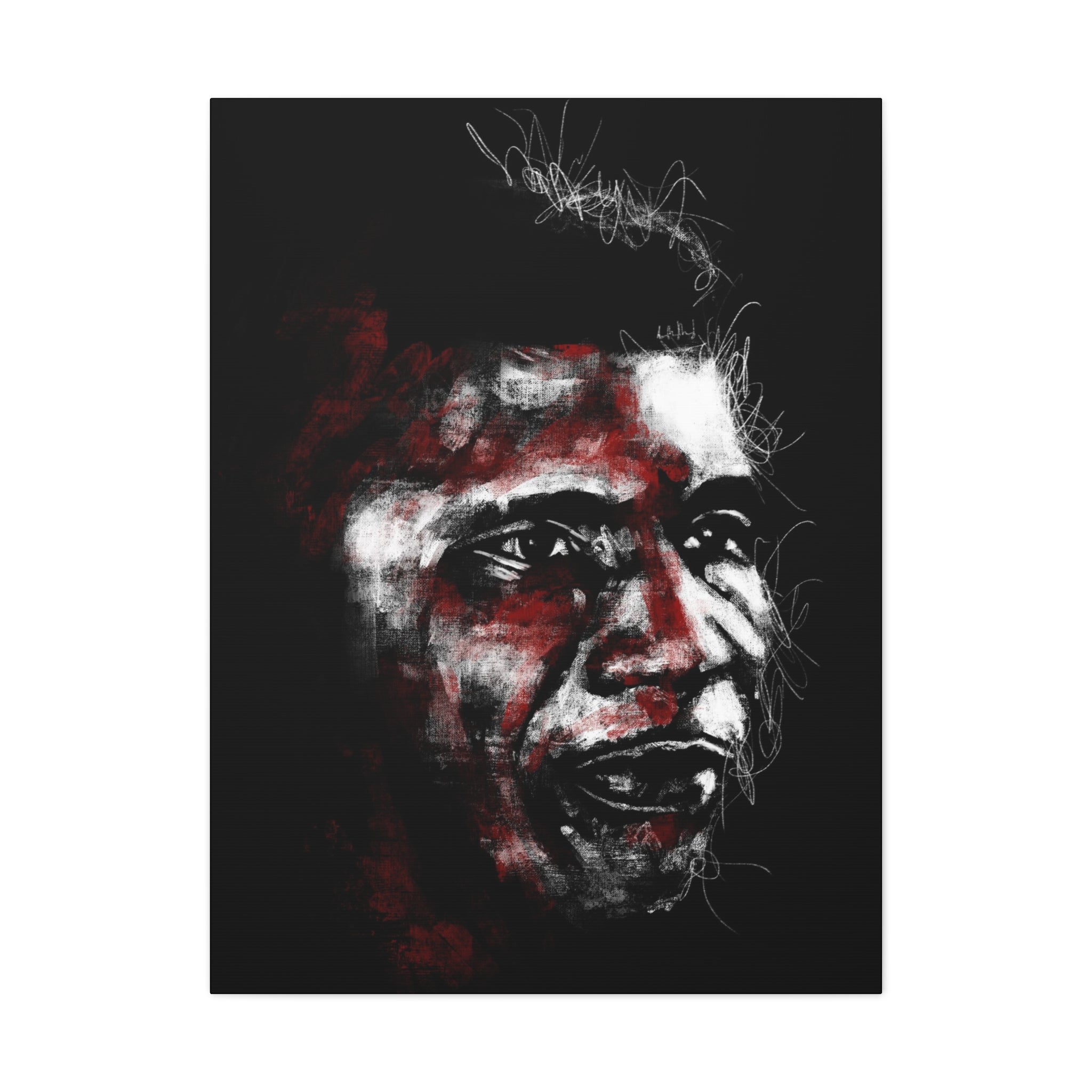 Medgar Evers | Canvas - Medgar Evers - Streetwear Art by AndrooArt