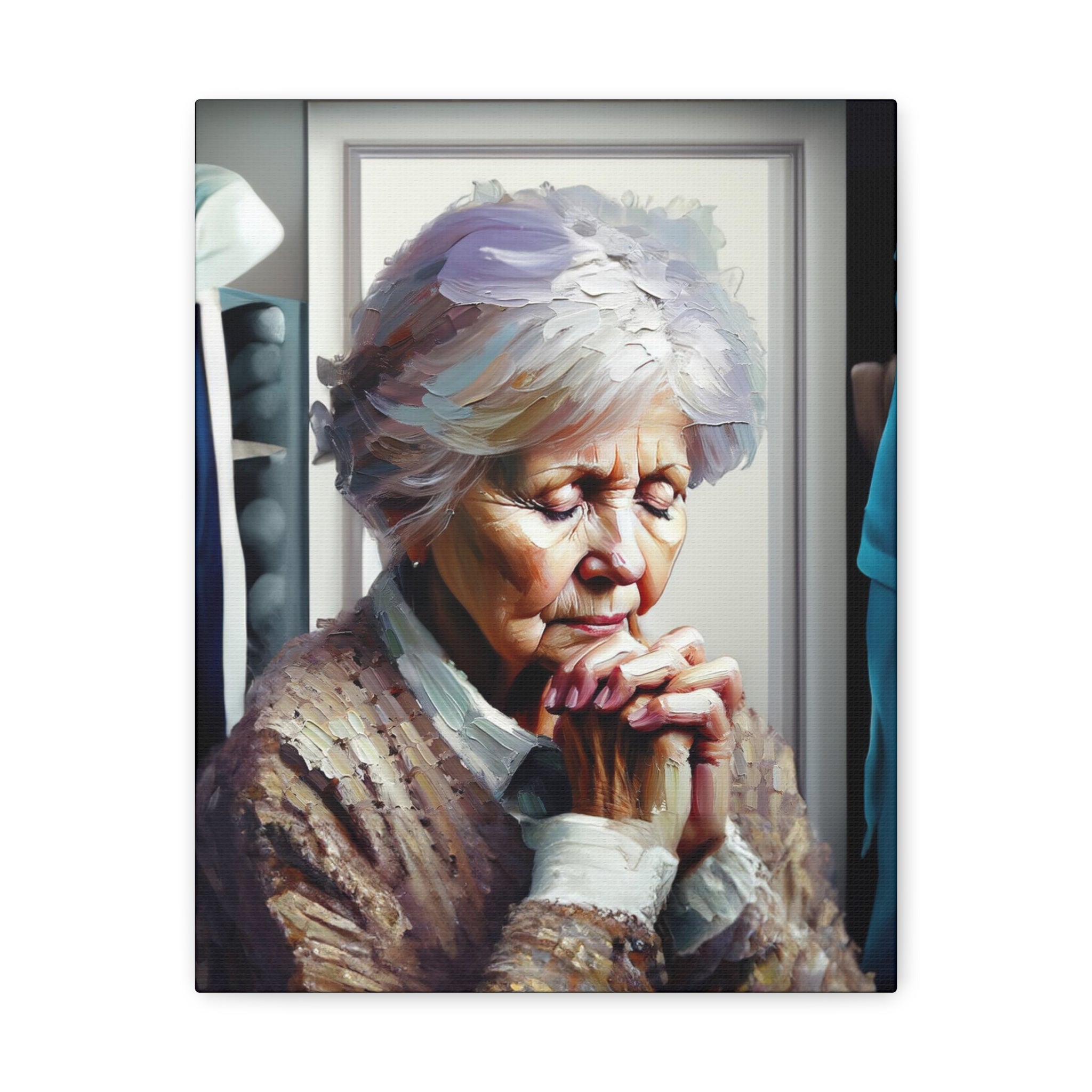 Grandma's Prayer Closet | Canvas - Modern Art - Streetwear Art by AndrooArt